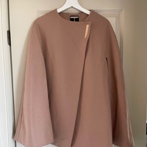 Ted Baker Cashmere Wool Blend Cape Coat Size S